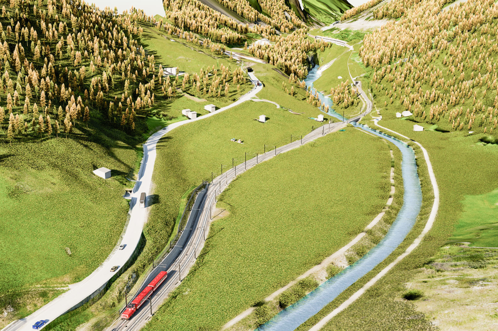 Bestandsmodellierung-DRS-Mattertaltunnel