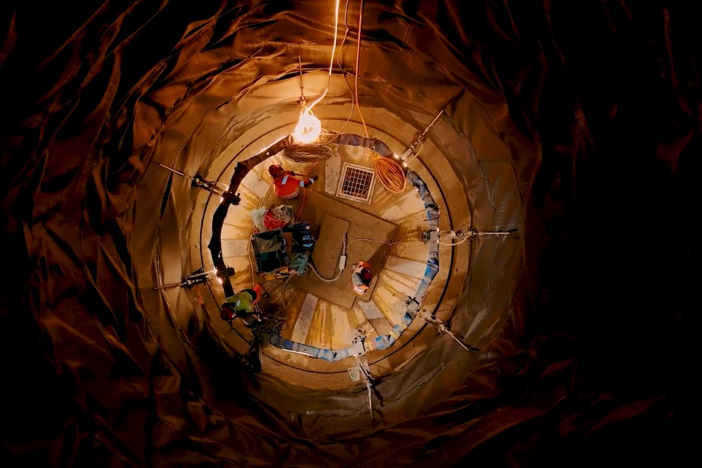 Sanierung des Lüftungsschachts im Hauenstein-Basistunnel_2