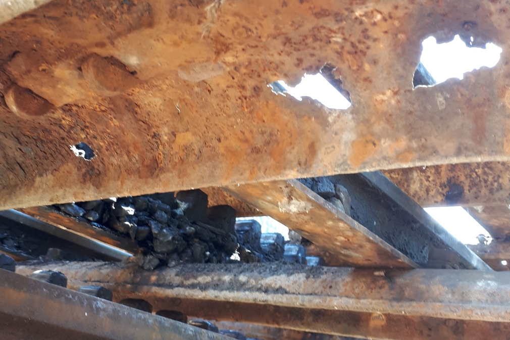 Forte corrosione materiale armamento