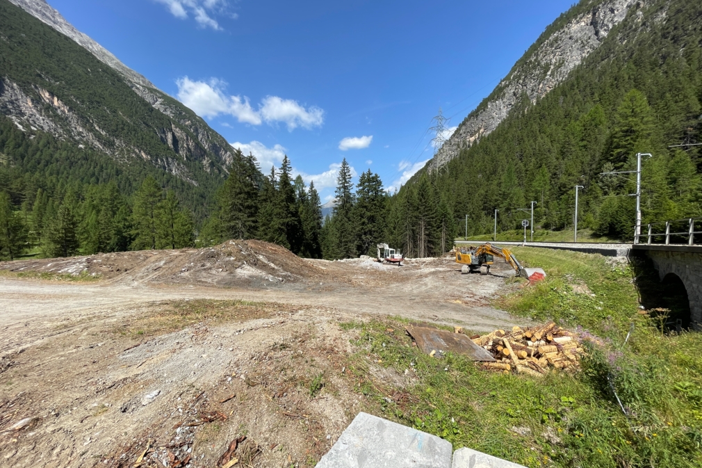 Touatunnel-Preparations at the installation site