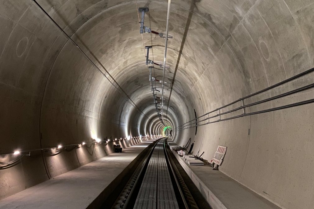 Koralmtunnel-Stromschiene