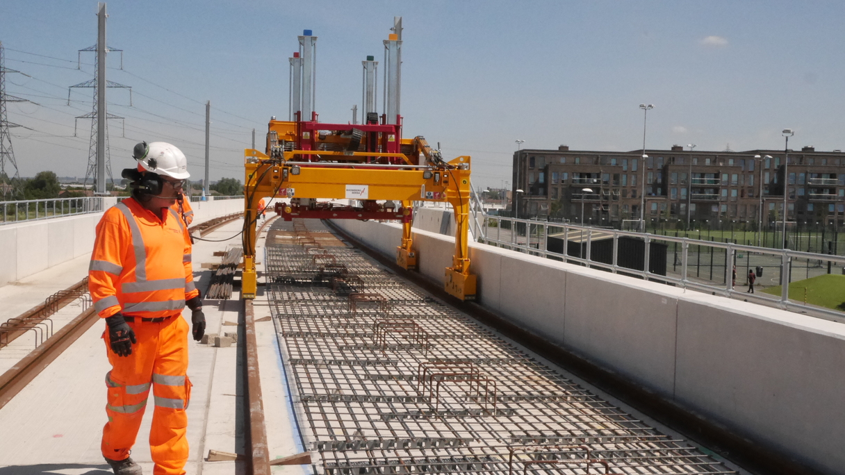 Innovative slab track D&B in the UK - Rhomberg Sersa Rail Group