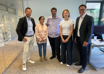 Mariusz Kalinowski, Chaimae El Madi Azuz, Spyros Latsenere, Lisa Heinz, Manfred Fitz (from left to right), Ciprian Cristian (not in the picture) Rhomberg-Sersa-Nordics-Team