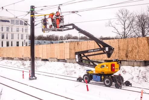 Oberleitungsanlage für die Greater Copenhagen Light Rail